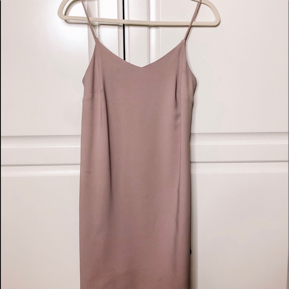Pink Slip Dress